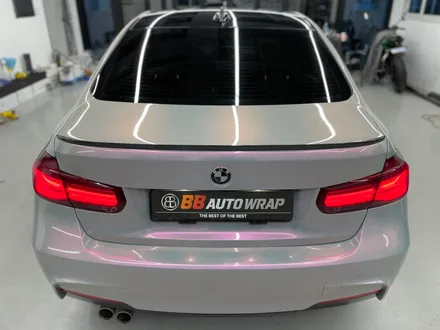 BMW 320D 랩핑 제거 후 비닐 프로그 그레이 핑크 전체랩핑 시공 / 화성,수원,오산