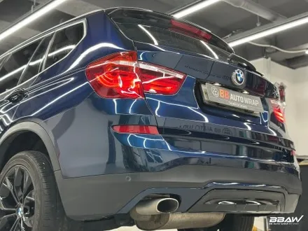 오산 안성랩핑 BMW X3 오토 벨벳 미드나잇 블루 전체랩핑 / 화성시 향남읍 상신리