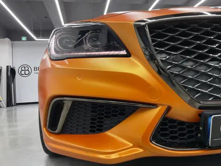 제네시스 G80 스포츠 스터닝 오렌지 전체랩핑 시공 / 화성,수원,오산