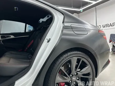 제네시스 G70 3M 사틴블랙 전체랩핑 올 블랙 시공 / 화성시 향남읍 상신리