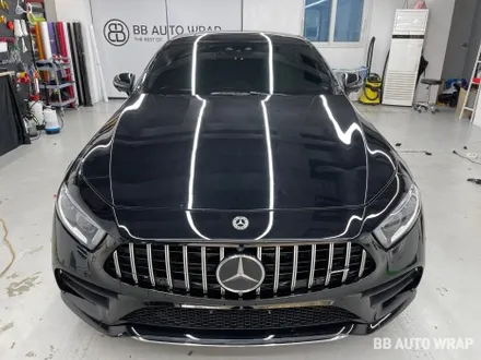 벤츠 CLS 랩핑 보험수리 비닐 프로그 매트 블랙 전체랩핑 / 벤츠 / CLS-클래스 / 화성,수원,오산
