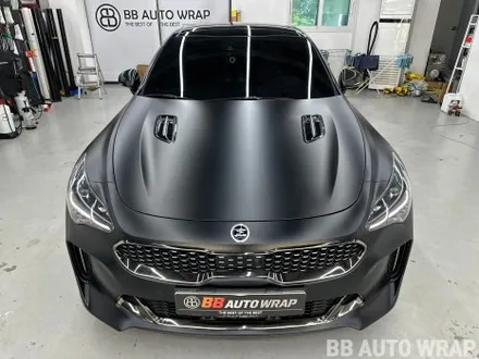 스팅어 전체랩핑 비닐 프로그 매트 블랙 시공 / 화성,수원,오산