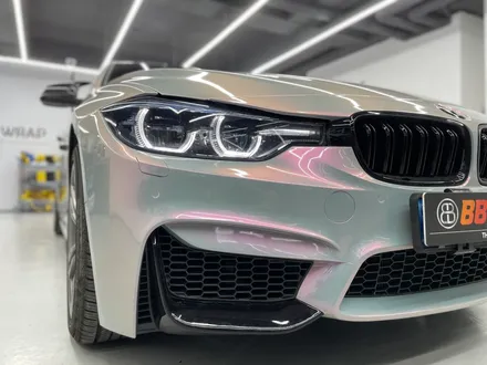 BMW 320D 랩핑 제거 후 비닐 프로그 그레이 핑크 전체랩핑 시공 / 화성,수원,오산