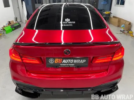 BMW 5시리즈 G30 비닐 프로그 뱀파이어 레드 전체랩핑 / BMW / 5시리즈 (G30) / 화성,수원,오산