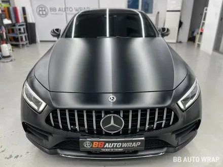 벤츠 CLS 랩핑 보험수리 비닐 프로그 매트 블랙 전체랩핑 / 벤츠 / CLS-클래스 / 화성,수원,오산