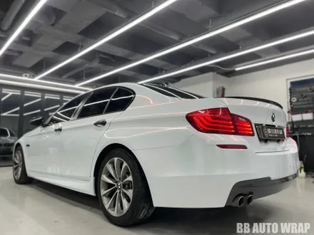 AX 다이아몬드 화이트 핑크 전체랩핑+크롬딜리트 / BMW / 5시리즈 (F10) / 화성,수원,오산