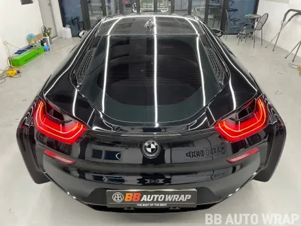 BMW I8 전체랩핑 비닐 프로그 하이그로시 블랙 시공 / BMW / i8 / 화성,수원,오산