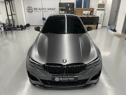 동탄랩핑 m340i 사틴다크그레이 전체랩핑시공 / 화성,수원,오산