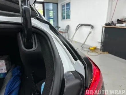 제네시스 G70 3M 사틴블랙 전체랩핑 올 블랙 시공 / 화성시 향남읍 상신리