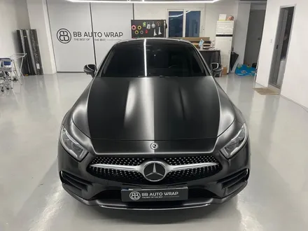 안성랩핑 CLS450 사틴블랙 전체랩핑시공 / 화성,수원,오산