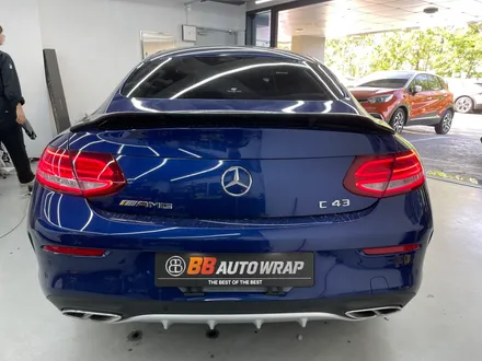 동탄랩핑 벤츠 C43 AMG 쿠페 카본 포인트랩핑시공 / 화성,수원,오산