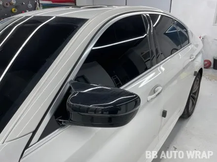 오산랩핑 BMW G30 5시리즈 크롬 죽이기+도어 손잡이 시공 / 화성,수원,오산