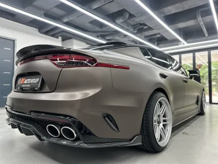 자동차랩핑 스팅어 오토 벨벳 GT실버 전체랩핑 / 화성시 향남읍 상신리