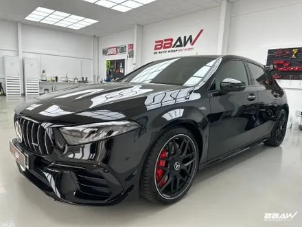 A45 AMG 전체랩핑 사틴 다크 그레이 시공 / 화성시 향남읍 상신리