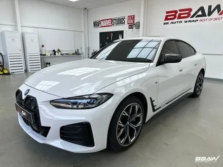 BMW I4 전체랩핑 사틴 다크 그레이 / 화성시 향남읍 상신리
