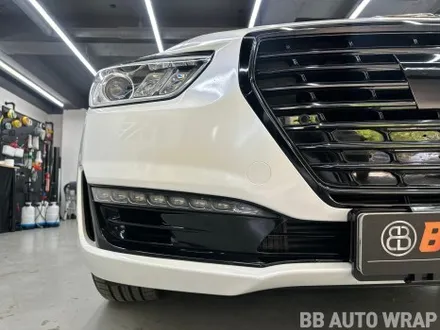 EQ900 전체랩핑 및 크롬죽이기 AX 펄 화이트 블루 시공 / 화성,수원,오산