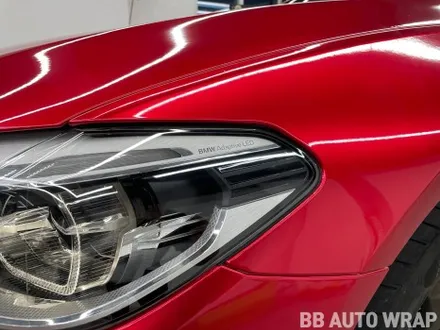 BMW 5시리즈 G30 비닐 프로그 뱀파이어 레드 전체랩핑 / BMW / 5시리즈 (G30) / 화성,수원,오산