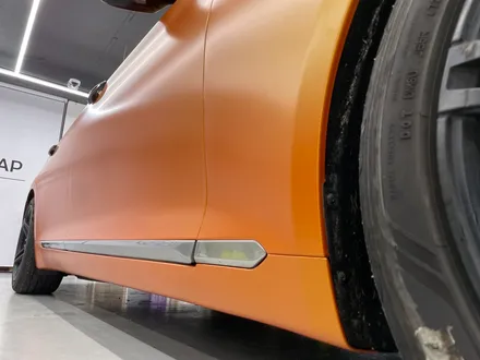 제네시스 G80 스포츠 스터닝 오렌지 전체랩핑 시공 / 화성,수원,오산