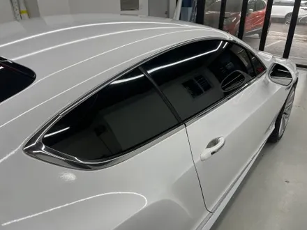 오산랩핑 벤틀리 컨티넨탈GT 랩핑제거 및 유광 화이트 전체랩핑 시공 / 화성,수원,오산