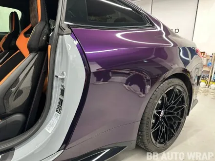 G82 BMW 신형 M4 전체랩핑 타이니봇 미드나잇 퍼플 시공 / 화성,수원,오산