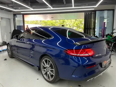 동탄랩핑 벤츠 C43 AMG 쿠페 카본 포인트랩핑시공 / 화성,수원,오산