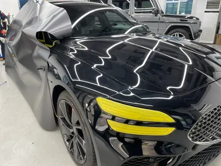 화성랩핑 제네시스 g70 사틴 다크 그레이 전체랩핑 시공 / 화성,수원,오산