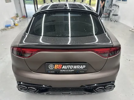 자동차랩핑 스팅어 오토 벨벳 GT실버 전체랩핑 / 화성시 향남읍 상신리