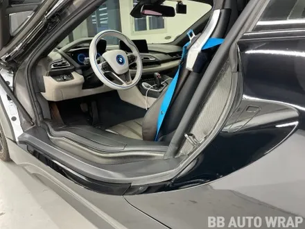 BMW I8 전체랩핑 비닐 프로그 하이그로시 블랙 시공 / BMW / i8 / 화성,수원,오산