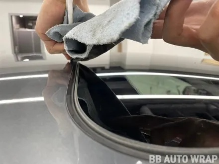 BMW F10 5시리즈 비닐 프로그 크리스탈 화이트 전체랩핑+크롬죽이기 시공 / BMW / 5시리즈 (F10) / 화성,수원,오산