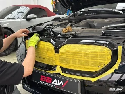 화성 BMW 5시리즈 아이코닉 글로우 그릴 랩핑 / 화성시 향남읍 상신리