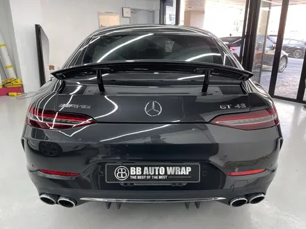 동탄랩핑 벤츠 AMG GT43 에이버리 다크옐로우 전체랩핑 시공 / 화성,수원,오산