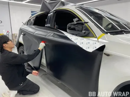 평택랩핑 BMW E71 X6 사틴 블랙 전체랩핑+카본실내래핑 시공 / 화성,수원,오산
