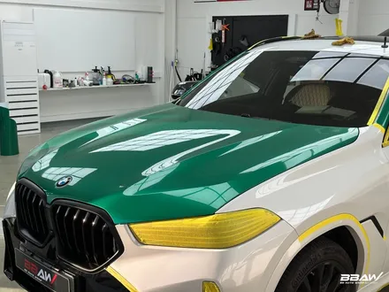 화성랩핑 BMW X6 아일 오브 맨 그린 전체랩핑 / 화성시 향남읍 상신리