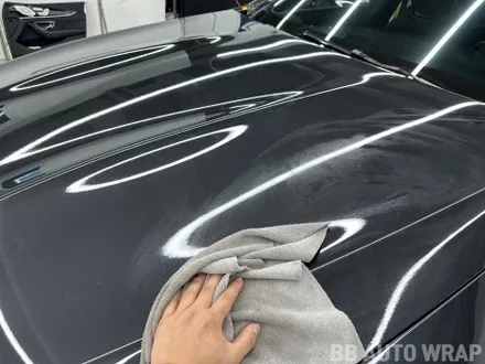 동탄 화성랩핑 AMG GT 전체랩핑 비닐 프로그 네온 옐로우 시공 / 화성시 향남읍 상신리