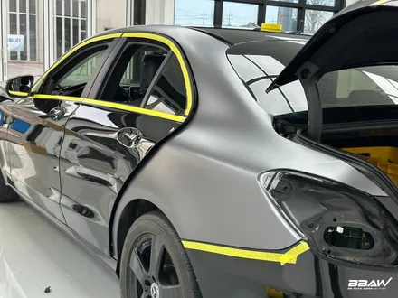 W205 C클래스 사틴 다크그레이 전체랩핑 시공 / 화성시 향남읍 상신리