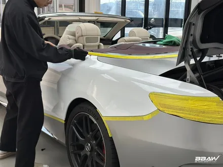 S 클래스 카브리올레 전체랩핑 비닐 프로그 다이아몬드 화이트 / 화성시 향남읍 상신리