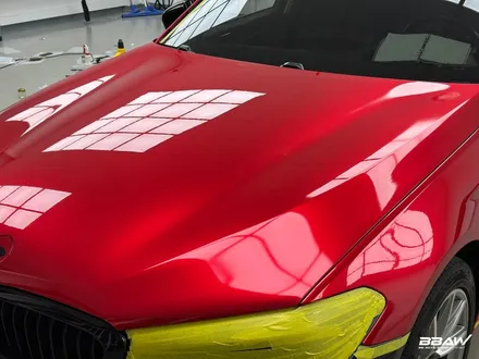 BMW 5시리즈 G30 전체랩핑 비닐 프로그 뱀파이어 레드 / 화성시 향남읍 상신리