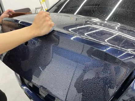 오산랩핑 벤틀리 컨티넨탈GT 랩핑제거 및 유광 화이트 전체랩핑 시공 / 화성,수원,오산
