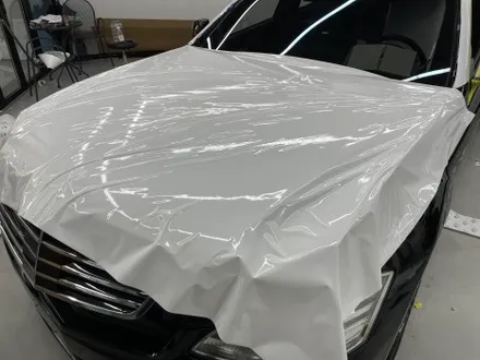 화성랩핑 벤츠 S63AMG 3M 유광 화이트 전체랩핑 시공했어요 / 화성,수원,오산