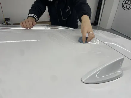 수원랩핑 GV80 루프스킨+루프렉+스포일러 부분랩핑시공 / 화성,수원,오산