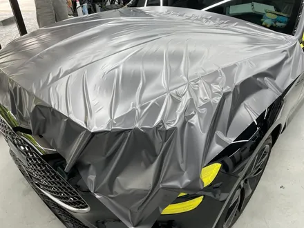 화성랩핑 제네시스 g70 사틴 다크 그레이 전체랩핑 시공 / 화성,수원,오산