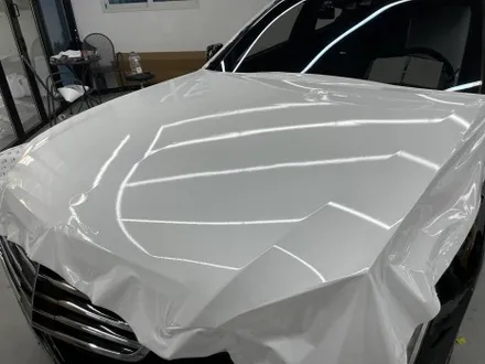 화성랩핑 벤츠 S63AMG 3M 유광 화이트 전체랩핑 시공했어요 / 화성,수원,오산