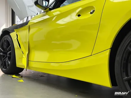 화성 BMW Z4 루시드 옐로우 전체랩핑 / 화성시 향남읍 상신리