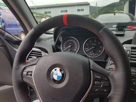 BMW 118d 알칸타라가죽핸들교체작업/두께보강/핸들복원/핸들샵 / 용인 기흥구