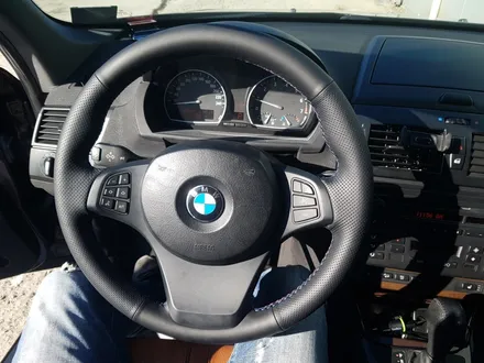BMW X3 가죽핸들교체작업/두께보강/핸들가죽복원전문/핸들샵 / 용인 기흥구