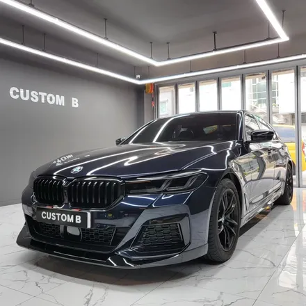 크롬죽이기는 수원랩핑 커스텀비!bmw5시리즈 순정에서 올블랙으로 변신 / 수원,광교,동탄