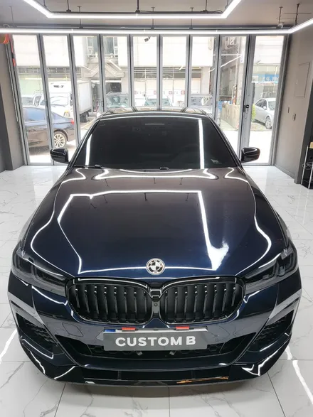 크롬죽이기는 수원랩핑 커스텀비!bmw5시리즈 순정에서 올블랙으로 변신 / 수원,광교,동탄