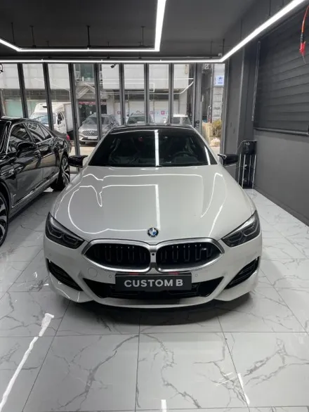 BMW850i 크롬죽이기 수원랩핑맛집 Bmw850i 크롬죽이기 시공
