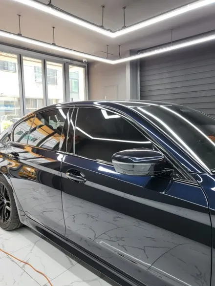 크롬죽이기는 수원랩핑 커스텀비!bmw5시리즈 순정에서 올블랙으로 변신 / 수원,광교,동탄
