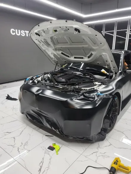 Bmw M2 수원랩핑 사틴블랙으로 완벽하게 변신!! 전체랩핑 / BMW / M2 / 수원,광교,동탄